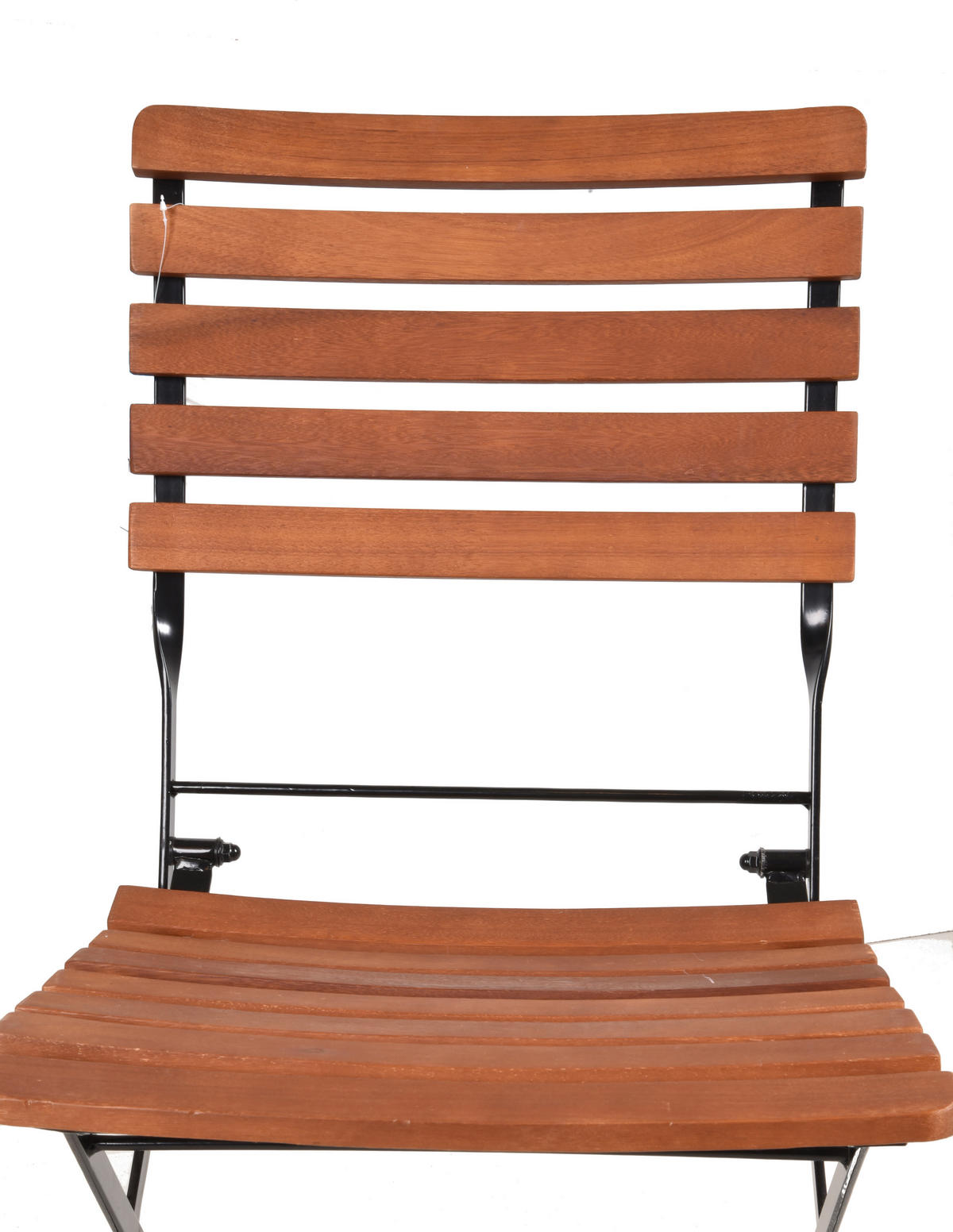 GARTENKLAPPSTUHL in Holz, Metall Braun, Schwarz  - Schwarz/Braun, MODERN, Holz/Metall (58/90/45cm) - Gardenson