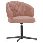 STUHL - Schwarz/Rosa, Design, Textil/Metall (63/82/65cm) - Novel