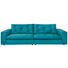 SOFA in Textil Petrol - Petrol/Schwarz, Design, Kunststoff/Textil (290 87 122cm) - Ambiente SOFA in Textil Petrol - Petrol/Schwarz, Design, Kunststoff/Textil (290 87 122cm) - Ambiente