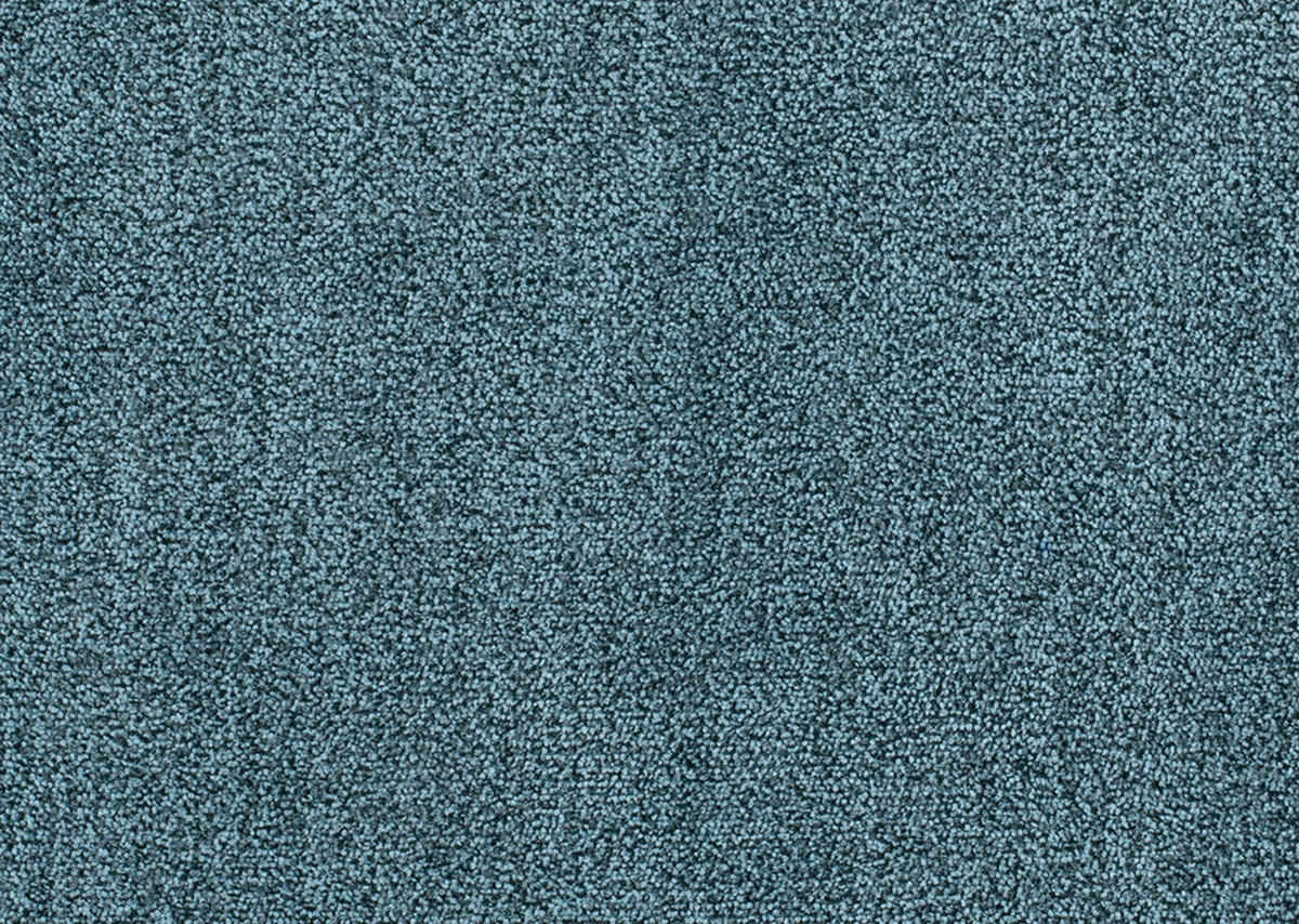 ECKSOFA in Webstoff Türkis  - Türkis/Silberfarben, Design, Kunststoff/Textil (280/194cm) - Carryhome