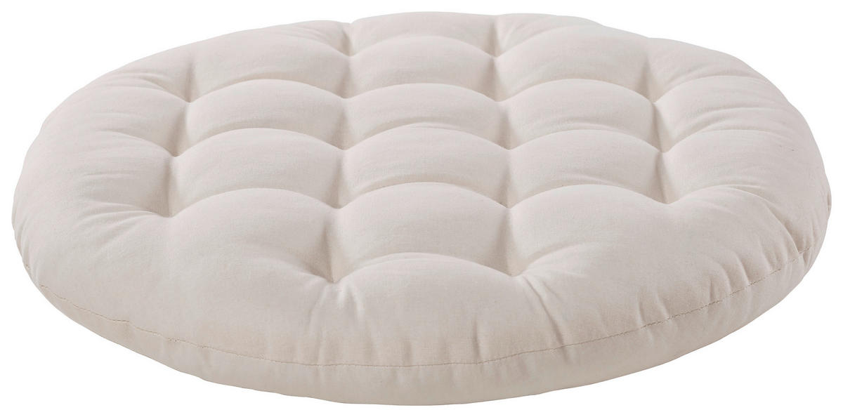 PERNĂ PENTRU ȘEZUT   40 cm  - alb, Design, textil (40cm) - Esposa