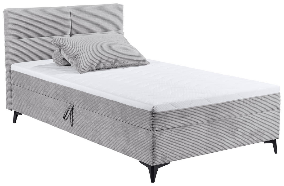 BOXBETT 120/200 cm  in Beige  - Beige, MODERN, Holzwerkstoff/Kunststoff (120/200cm) - MID.YOU