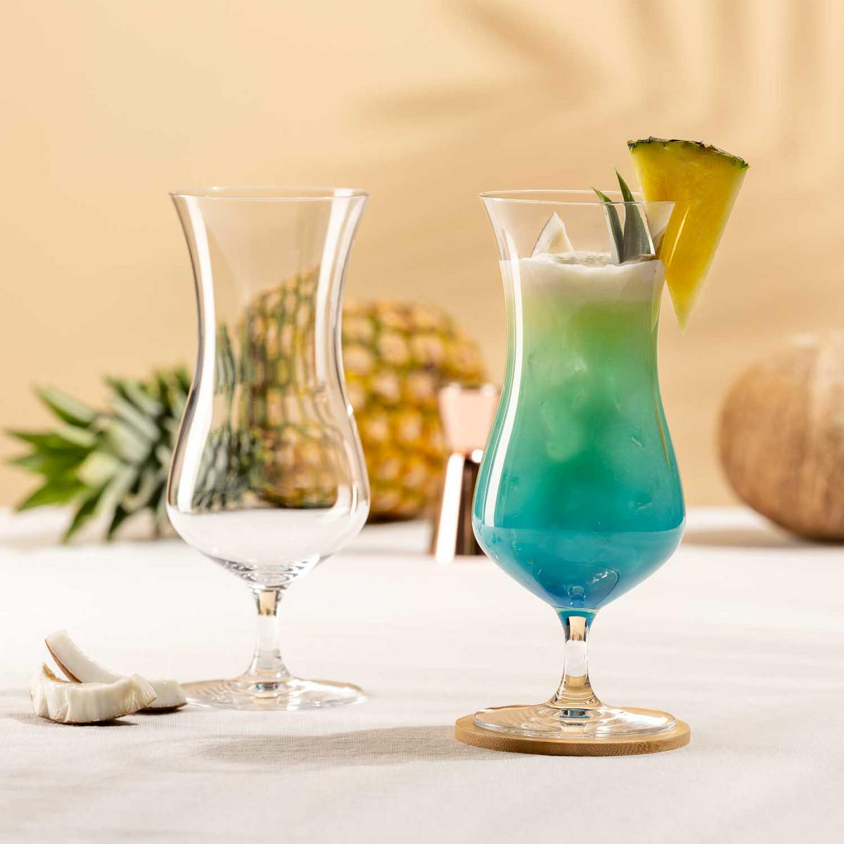 GLÄSERSET Hurricane 8-teilig  - Transparent, Design, Glas (8,40/20,80/8,40cm) - Leonardo