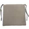 BLAZINA ZA SEDENJE  MIA 38/38/4 cm             - svetlo siva, Basics, tekstil (38/38/4cm) - Esposa