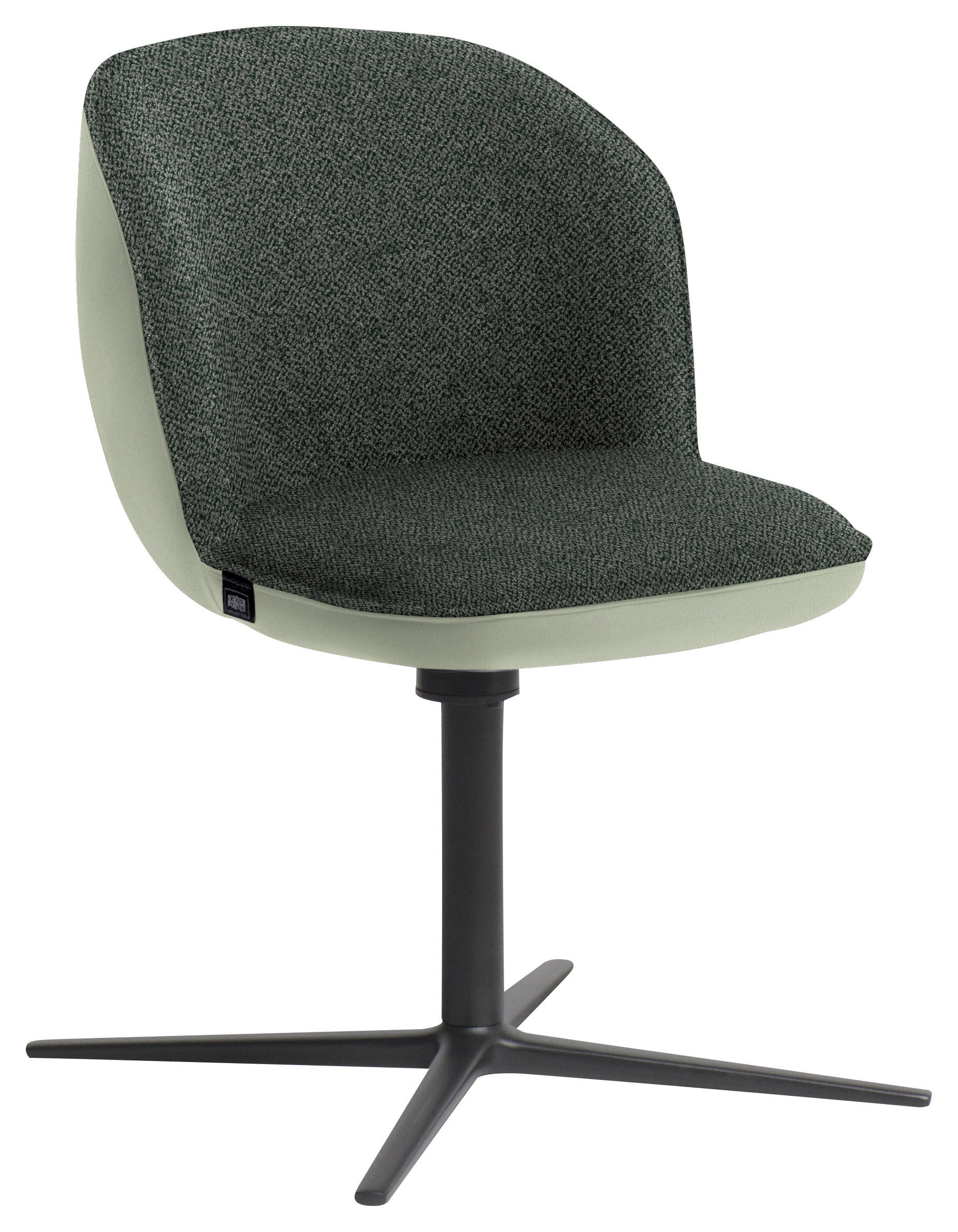 ARMLEHNSTUHL  in Webstoff, Mikrofaser  - Khaki/Anthrazit, Design, Textil/Metall (56/85/65cm) - Schöner Wohnen