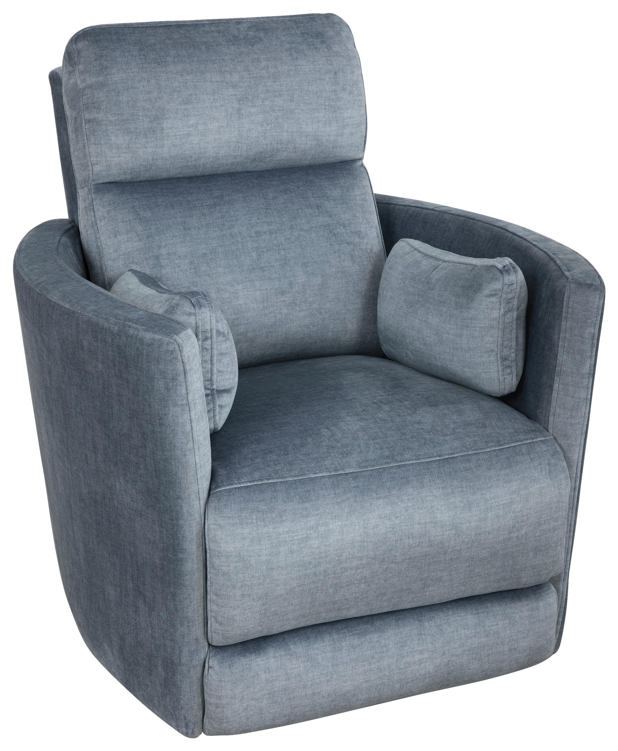 FERNSEHSESSEL  mit Zierkissen Webstoff Blau  - Blau/Schwarz, MODERN, Textil/Metall (91,4/101,6/96,5cm) - Livetastic