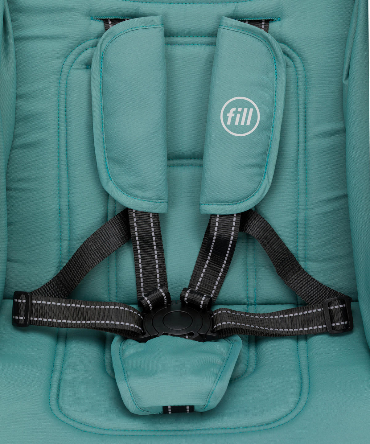 BUGGY Cooper  - Pastellblau/Schwarz, Basics, Textil/Metall (50/107/69cm) - Fillikid
