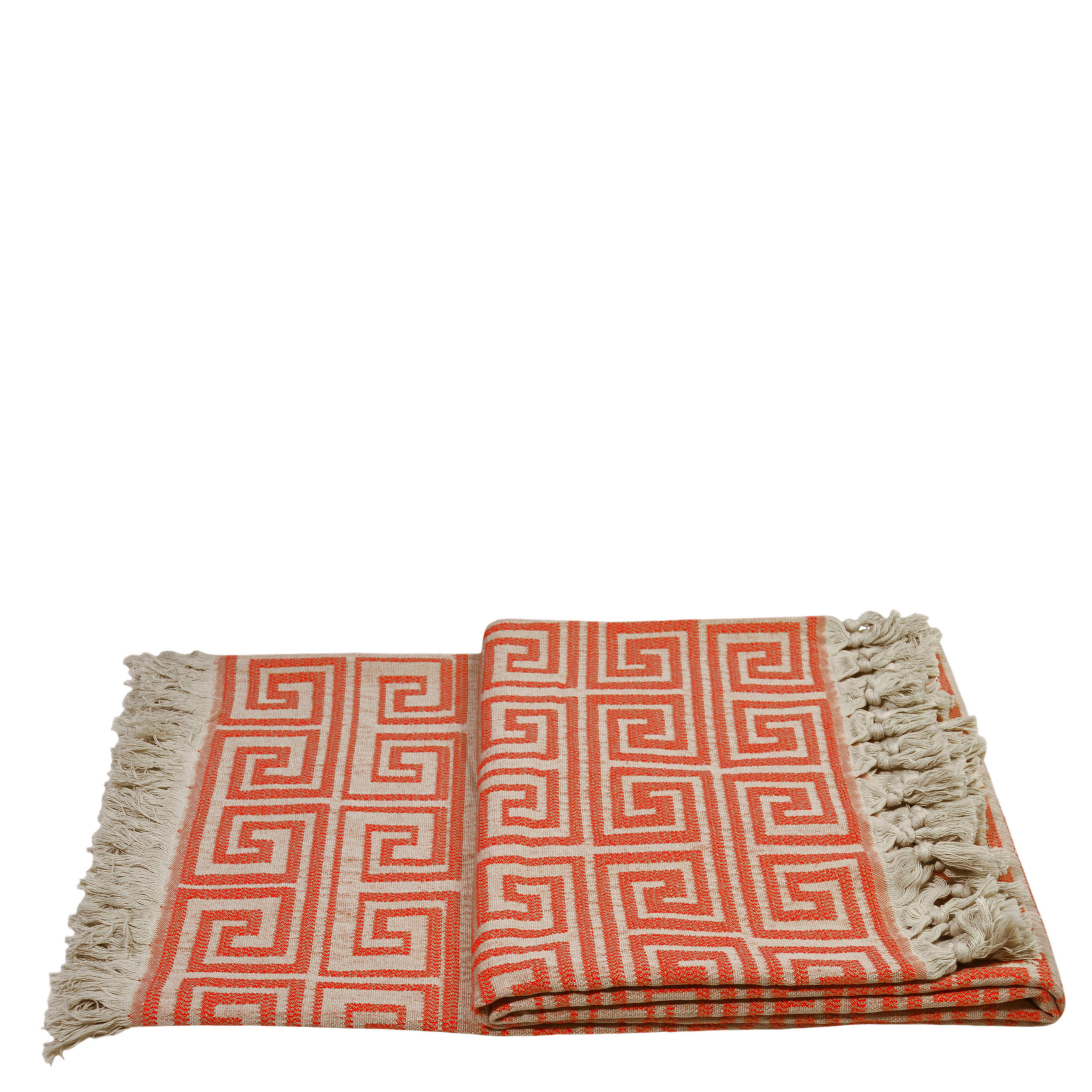 DECKE Sunny Leg Sunny Leg 150/200 cm  - Rostfarben/Naturfarben, KONVENTIONELL, Textil (150/200cm) - Zoeppritz