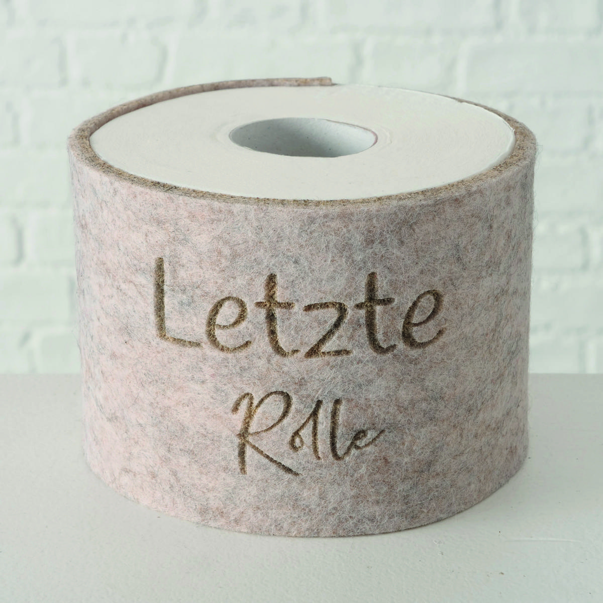 WC-PAPIER  in Textil  - Beige/Grau, Basics, Textil (10/42cm)