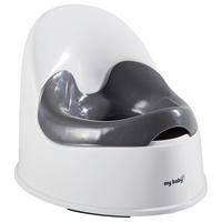 TÖPFCHEN BASIC GREY  - Weiss/Grau, Basics, Kunststoff (37/31/28,5cm) - My Baby Lou