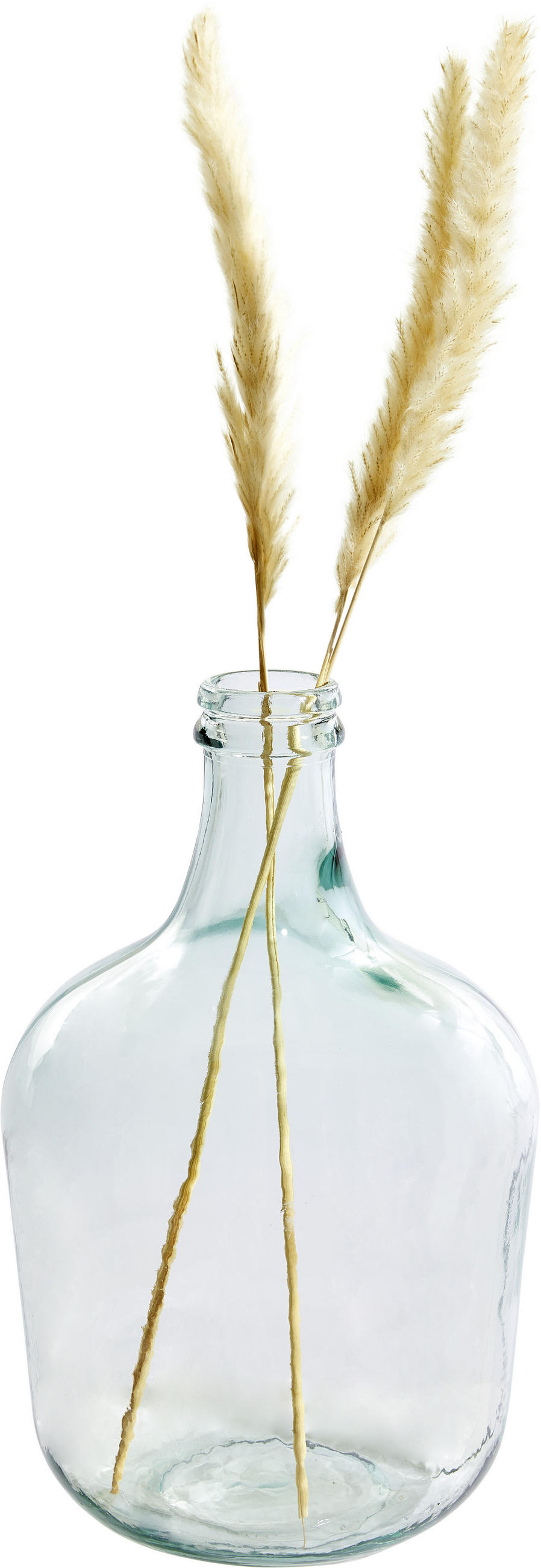VASE 42 cm  - Olivgrün, Basics, Glas (27/42cm) - Ambia Home