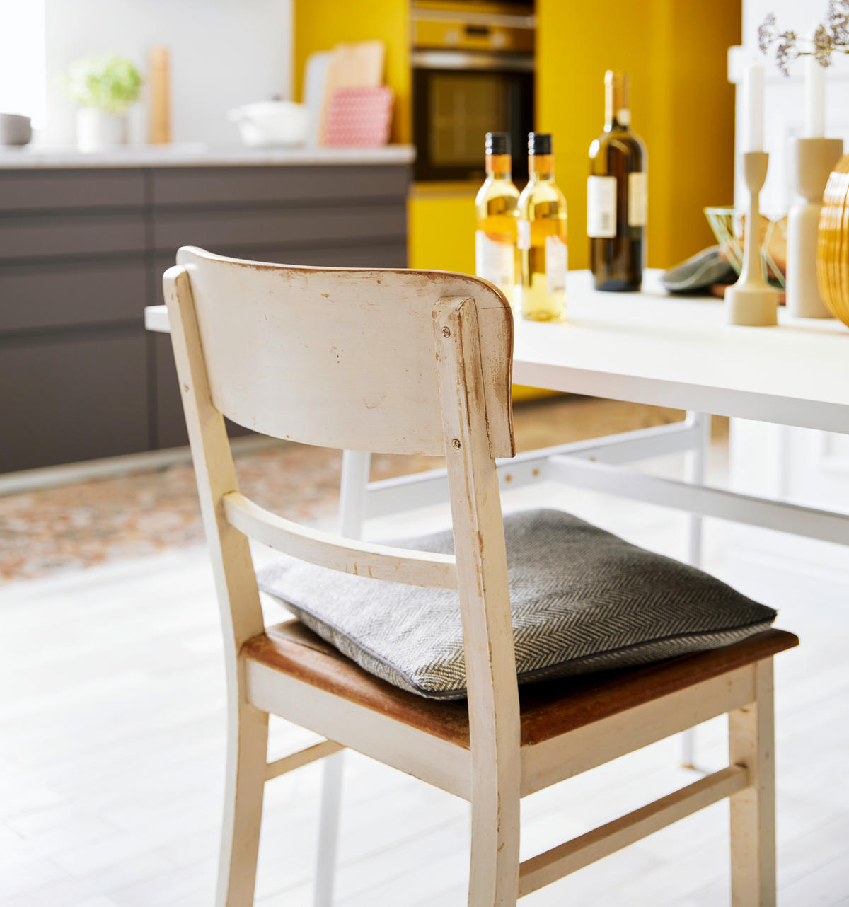EINBAUKÜCHE ALVA  - Currygelb, Design, Holzwerkstoff - Novel