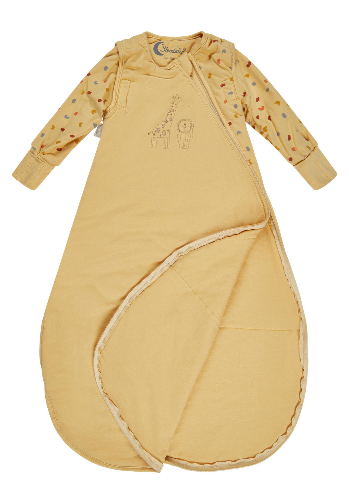 BABYSCHLAFSACK Löwe Leo    80   - Dunkelgelb, Basics, Textil (80null) - Sterntaler