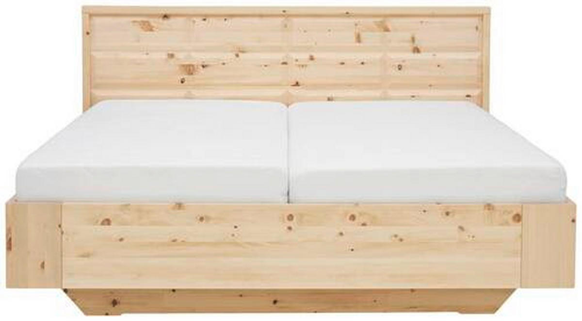 BETT 180/200 cm  in Zirbelkieferfarben   - Zirbelkieferfarben, Natur, Holz (180/200cm) - Valnatura