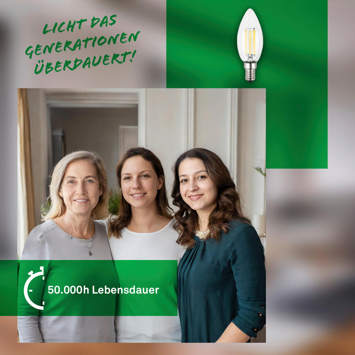 LED-LEUCHTMITTEL   E14 2,5 W 525 lm  - Silberfarben, Basics, Glas (3,5/9,8cm)
