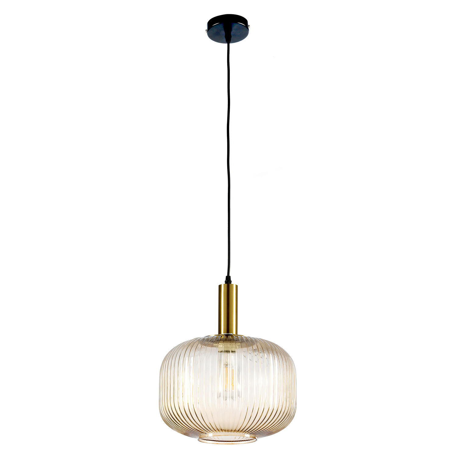 HÄNGELEUCHTE 30/105 cm  - Braun, KONVENTIONELL, Metall (30/105cm)