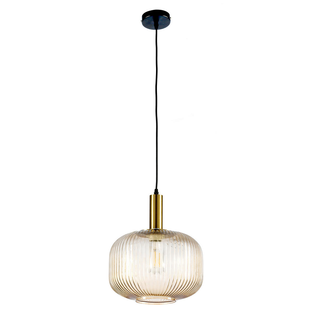 HÄNGELEUCHTE 5900 DOROTY 30/105 cm   - Braun, KONVENTIONELL, Metall (30/105cm)