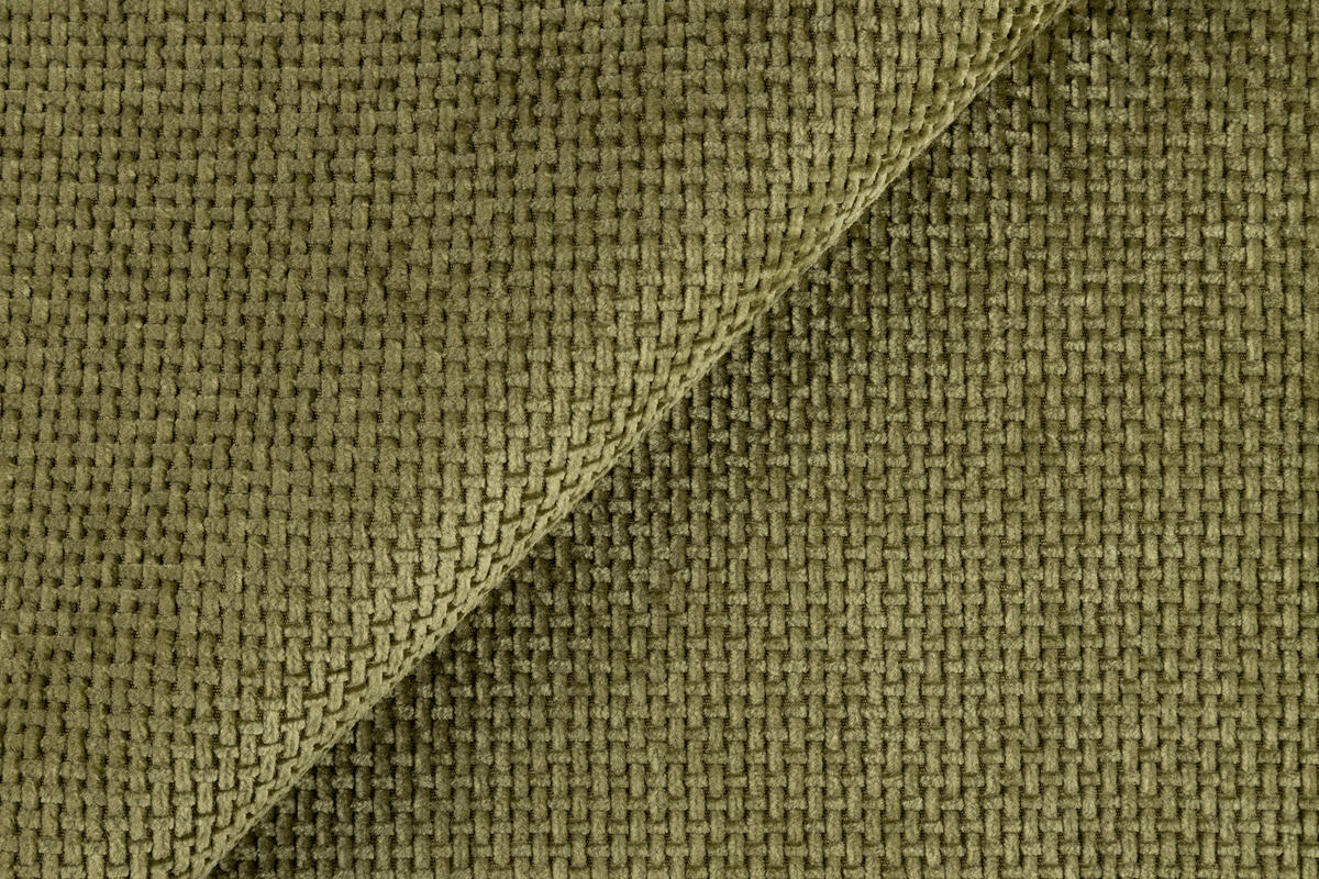 ECKSOFA Struktur Olivgrün  - Schwarz/Olivgrün, Design, Textil/Metall (284/186cm) - Lomoco