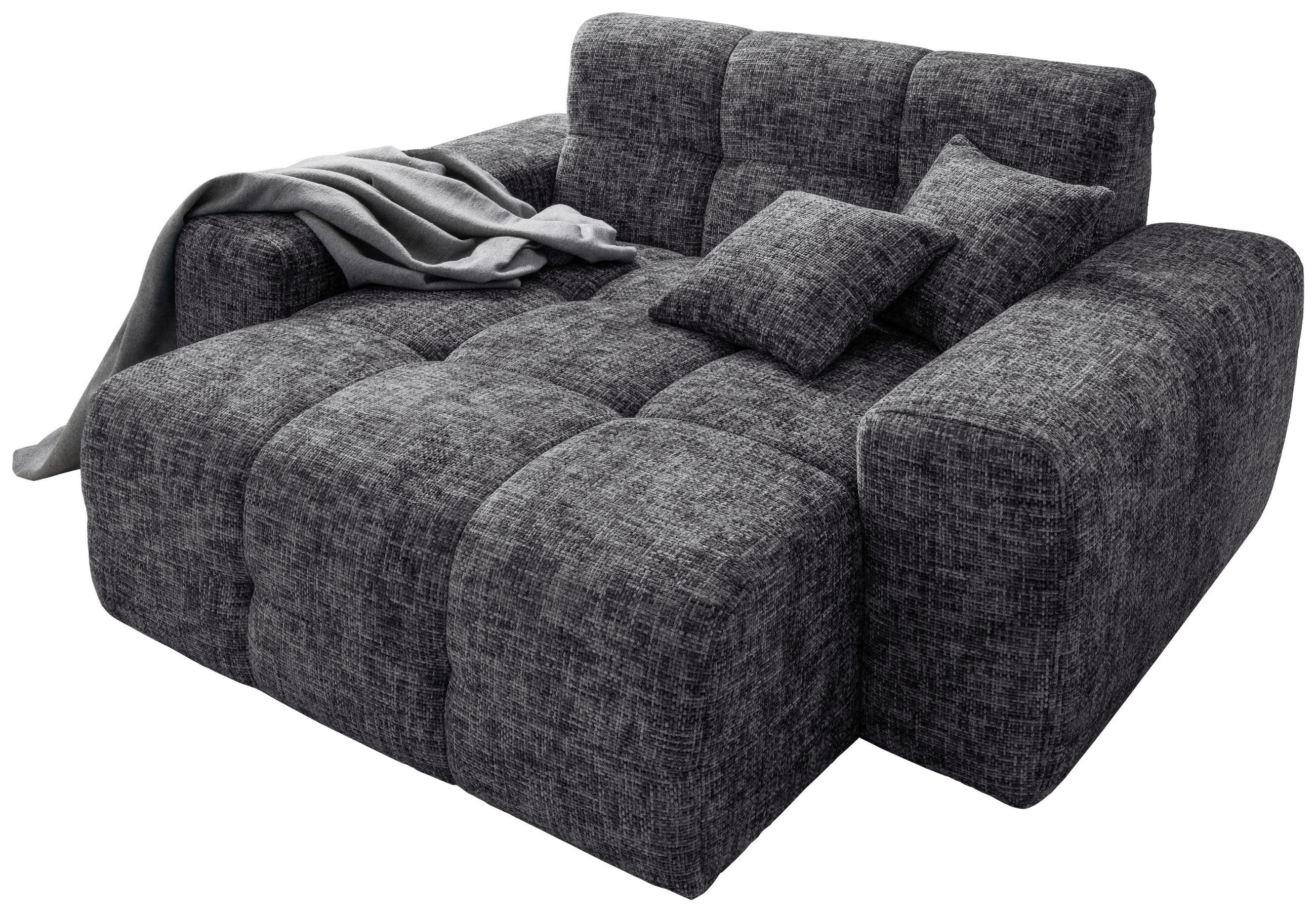 XXL-SESSEL - Schwarz, MODERN, Kunststoff/Textil (181/87/155cm) - Livetastic