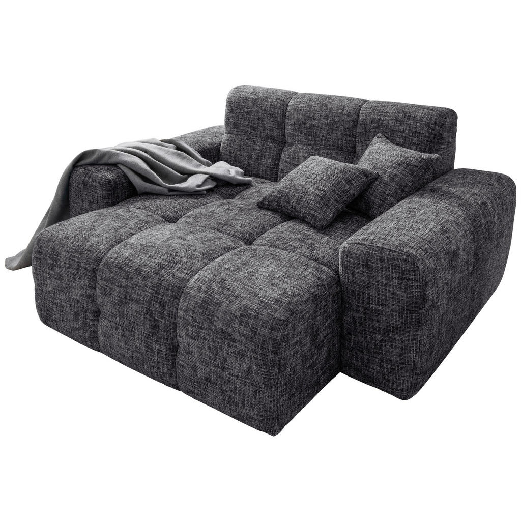 Thumbnail - Livetastic Xxl-Sessel, Schwarz, Textil, Uni, Füllung: Schaumstoff, 181x87x155 cm, Made in EU, erweiterbar (Typenauswahl)...