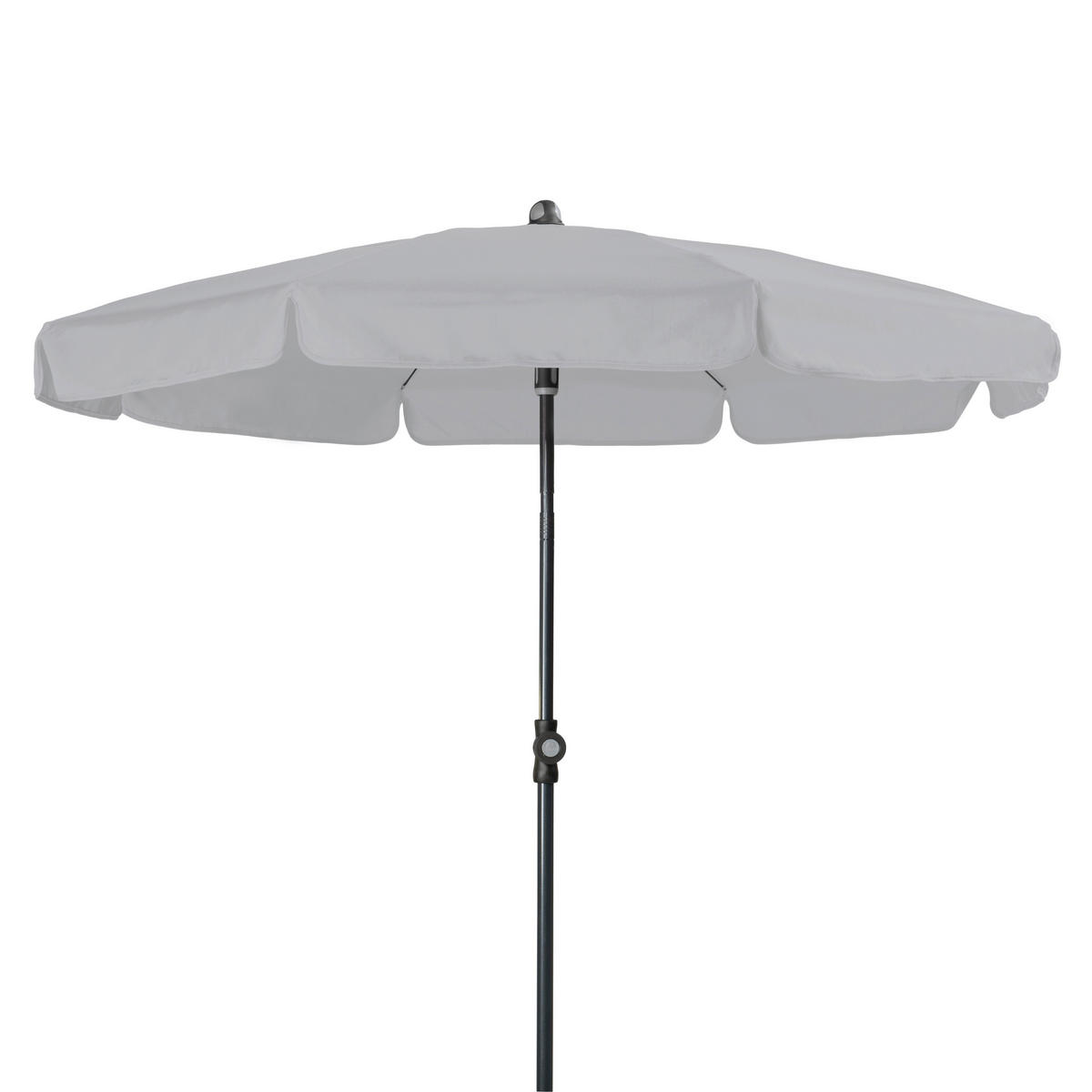 SONNENSCHIRM 150 cm   - Anthrazit/Hellgrau, Basics, Textil/Metall (150cm) - Doppler