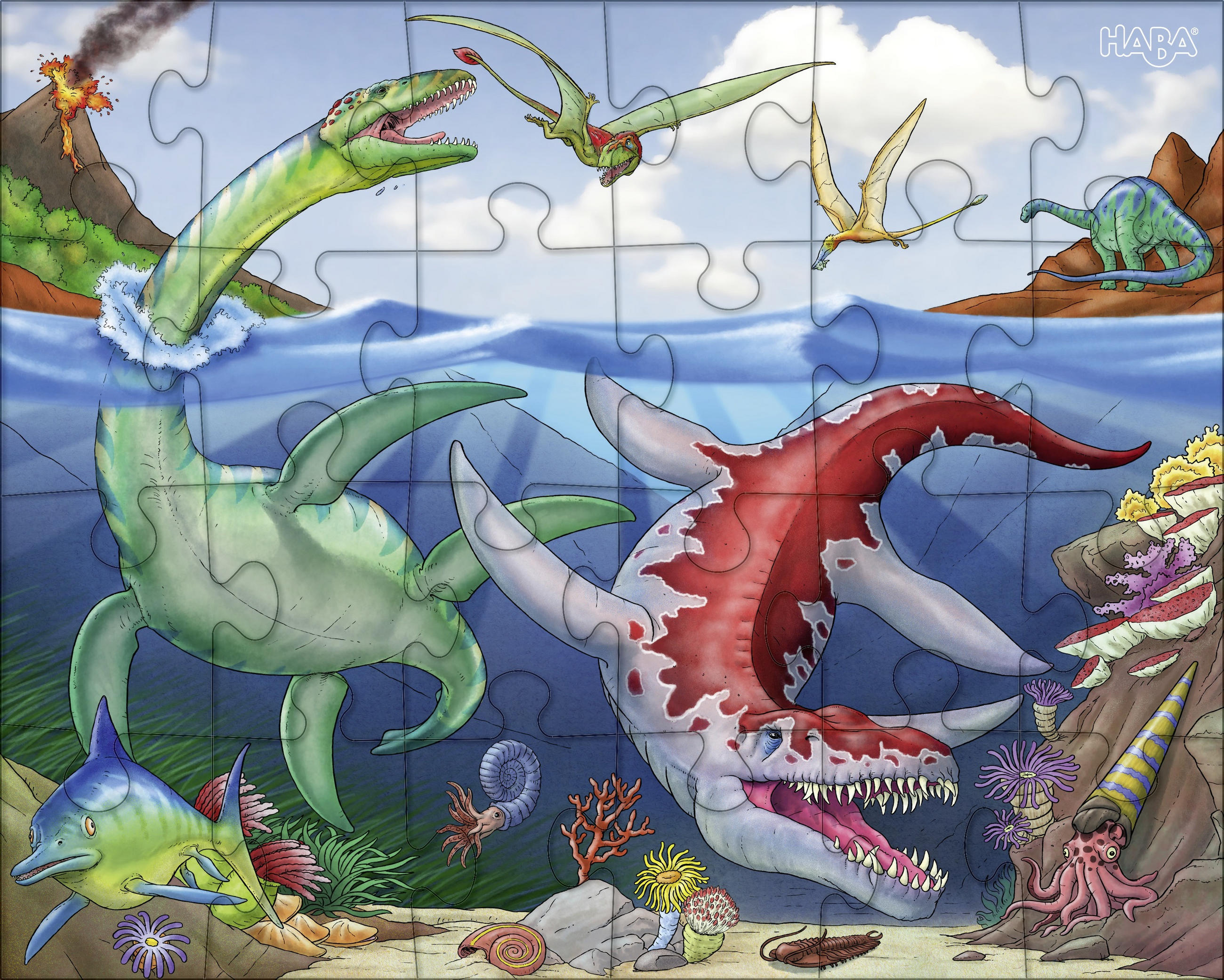PUZZLES - Multicolor, Basics, Naturmaterialien (20/25cm) - Haba