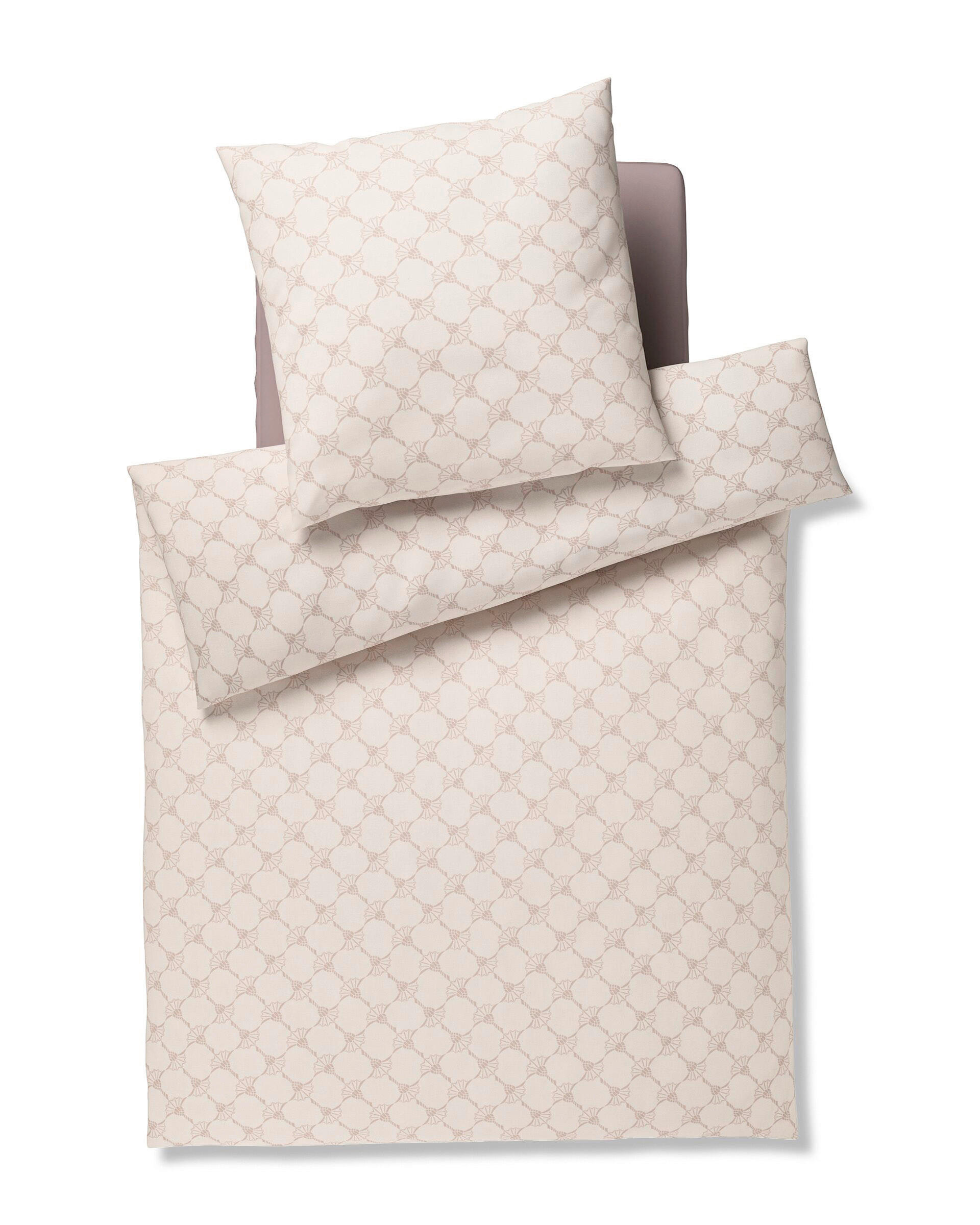 WENDEBETTWÄSCHE Soft Cornflower Flanell 155/220 cm  - Creme, Design, Textil (155/220cm) - Joop!