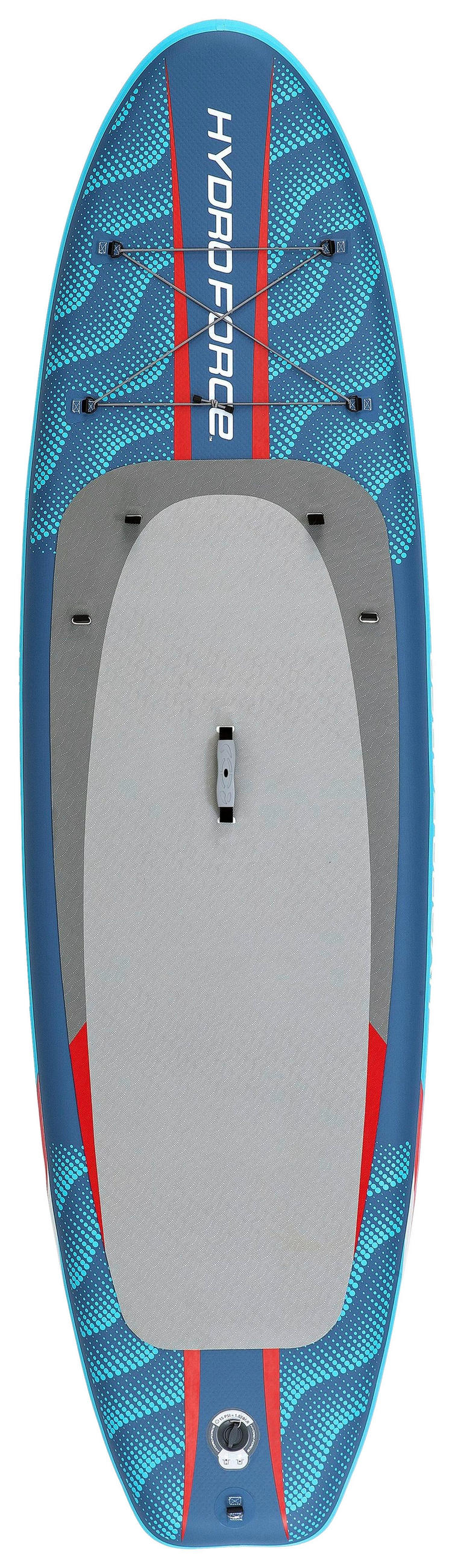 STAND-UP PADDLE BOARD HYDRO-FORCE  - Blau/Grau, KONVENTIONELL, Kunststoff/Metall (305/84/15cm) - Bestway