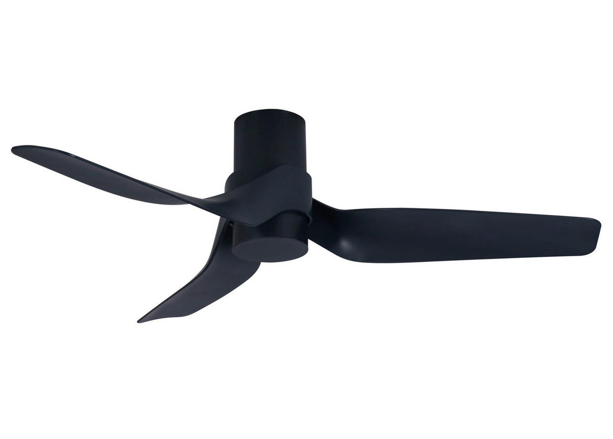 DECKENVENTILATOR 132 cm  - Schwarz, Trend, Kunststoff (132cm) - P & B