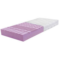 KOMFORTSCHAUMMATRATZE 90/200 cm, Höhe ca.: 20 cm, H4 = sehr fest, 5-Zonen - Basics, Textil (90/200cm) - Xora