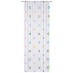 FERTIGVORHANG transparent  - Multicolor/Weiß, KONVENTIONELL, Textil (140/245cm) - Esposa