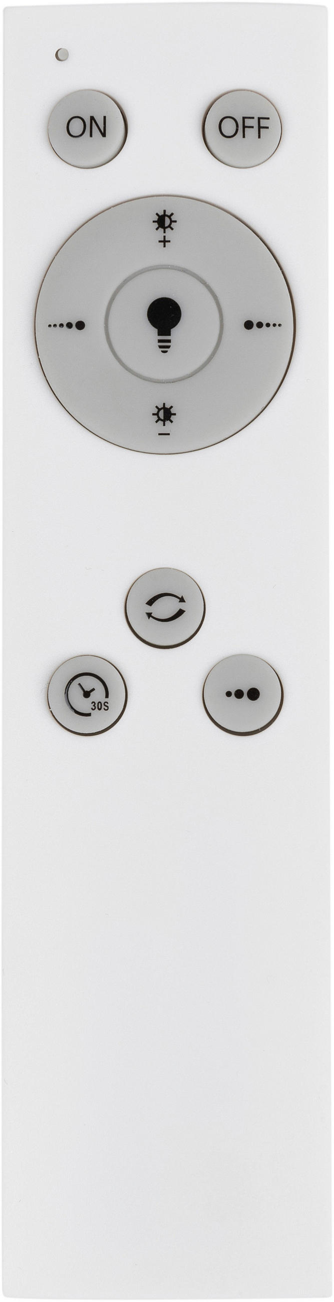 STROPNÉ LED SVIETIDLO, 56/10 cm  - biela, Basics, kov/plast (56/10cm) - Novel