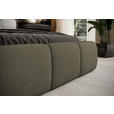 POLSTERBETT Olivgrün 180/200 cm  - Schwarz/Olivgrün, Design, Kunststoff/Textil (180/200cm) - Esposa