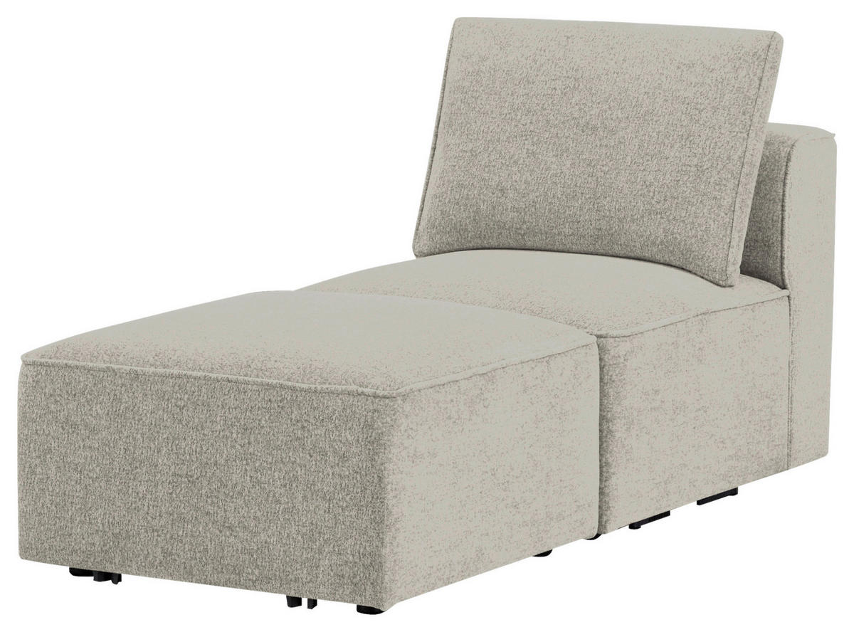 SOFA drvo, plastika, tekstil  bež    - bež/crna, Design, drvo/tekstil (230,5/65/90cm) - Livetastic
