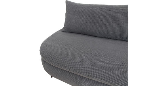 SCHLAFSOFA in Webstoff, Plüsch Braun  - Schwarz/Braun, Design, Textil (213/89/105cm) - Novel