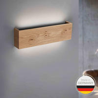 LED-WANDLEUCHTE 654   - Wildeiche, Natur, Holz (15/48/10cm) - Ambiente