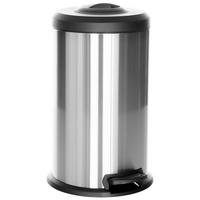 ABFALLSAMMLER 40 l  Metall  - Silberfarben/Schwarz, Basics, Kunststoff/Metall (38/62-96/38cm) - MID.YOU
