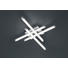 LED-DECKENLEUCHTE - Chromfarben, Design, Kunststoff/Metall (50,0/7,0/50,0cm) LED-DECKENLEUCHTE - Chromfarben, Design, Kunststoff/Metall (50,0/7,0/50,0cm)