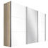 SCHWEBETÜRENSCHRANK in Sonoma Eiche - Alufarben/Sonoma Eiche, Design, Glas/Holzwerkstoff (300/236/68cm) - Hom`in SCHWEBETÜRENSCHRANK in Sonoma Eiche - Alufarben/Sonoma Eiche, Design, Glas/Holzwerkstoff (300/236/68cm) - Hom`in
