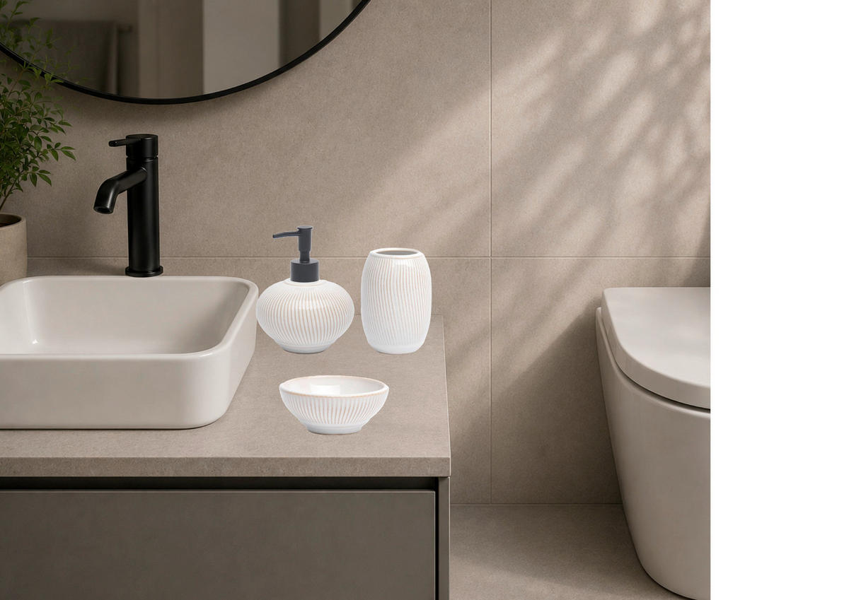 DOZATOR TEKUĆEG SAPUNA  bijela  keramika   - bijela, Konvencionalno, keramika (11/14cm) - Homeware