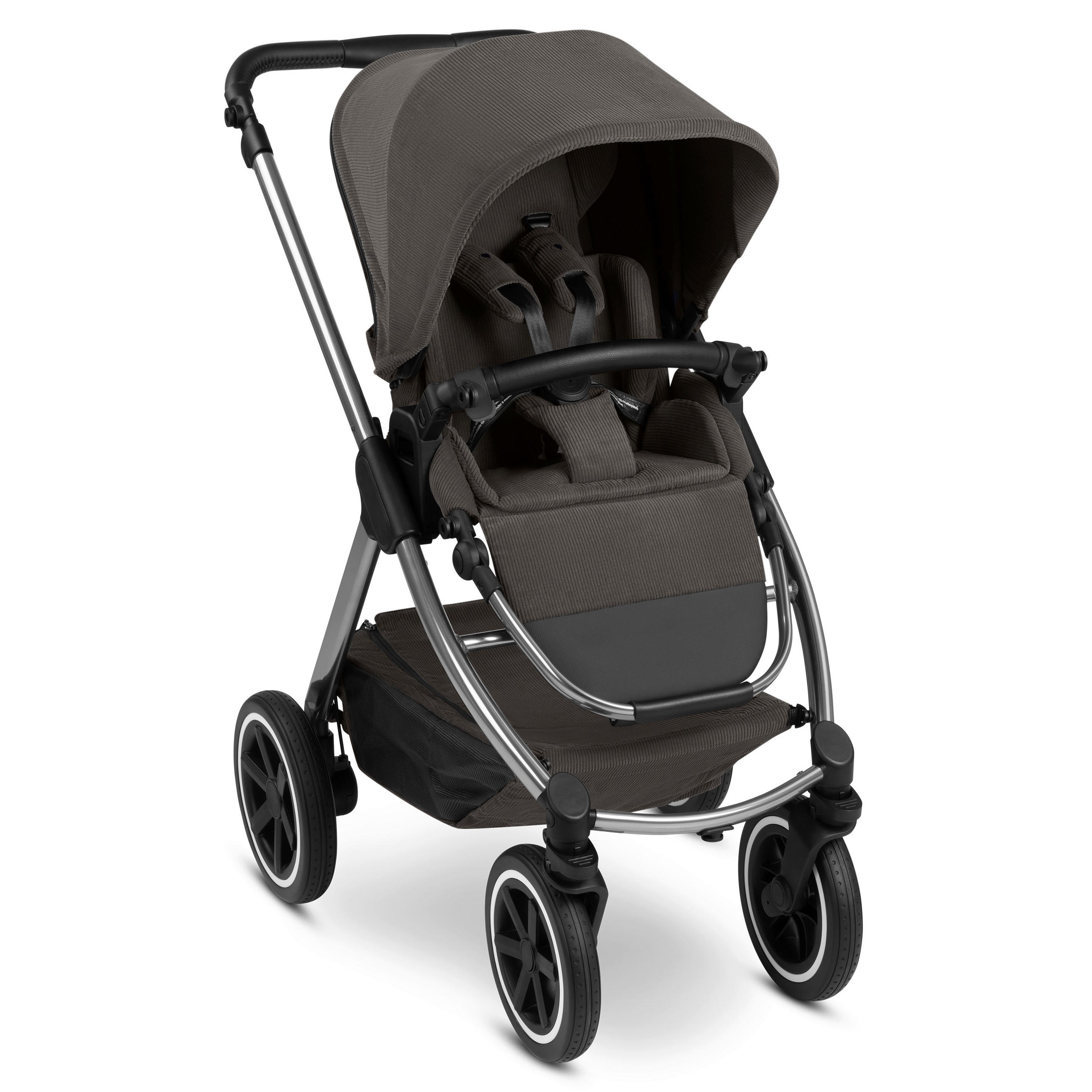 KINDERWAGEN Samba 2  - Platinfarben/Grau, Basics, Metall (60/108/88cm) - ABC Design