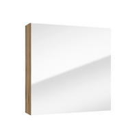ELEMENT S OGLEDALOM  boje hrasta  - boje hrasta, Moderno, staklo/drvni materijal (60/60/15cm) - P & B