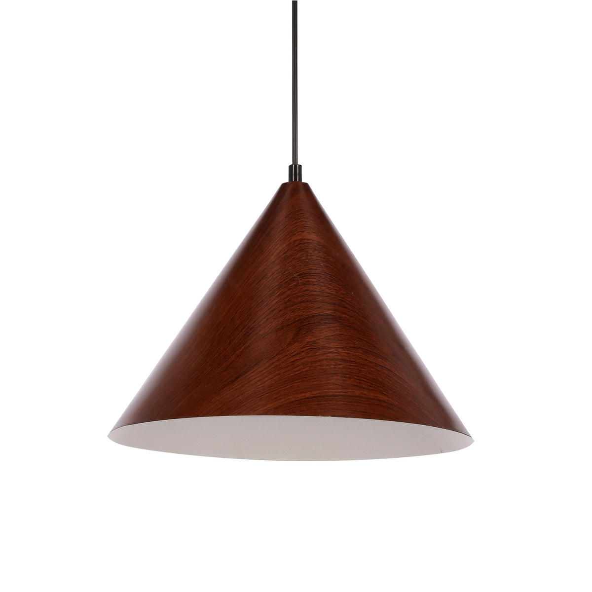 HÄNGLAMPA Dunca 32/32/115 cm  - nötfärg/svart, Design, metall (32/32/115cm)
