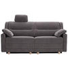 SCHLAFSOFA Chenille Braun  - Buchefarben/Braun, KONVENTIONELL, Holz/Textil (184/88/91cm) - Sedda