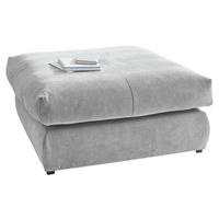 HOCKER Webstoff Grau  - Schwarz/Grau, Design, Kunststoff/Textil (110/50/110cm) - Carryhome
