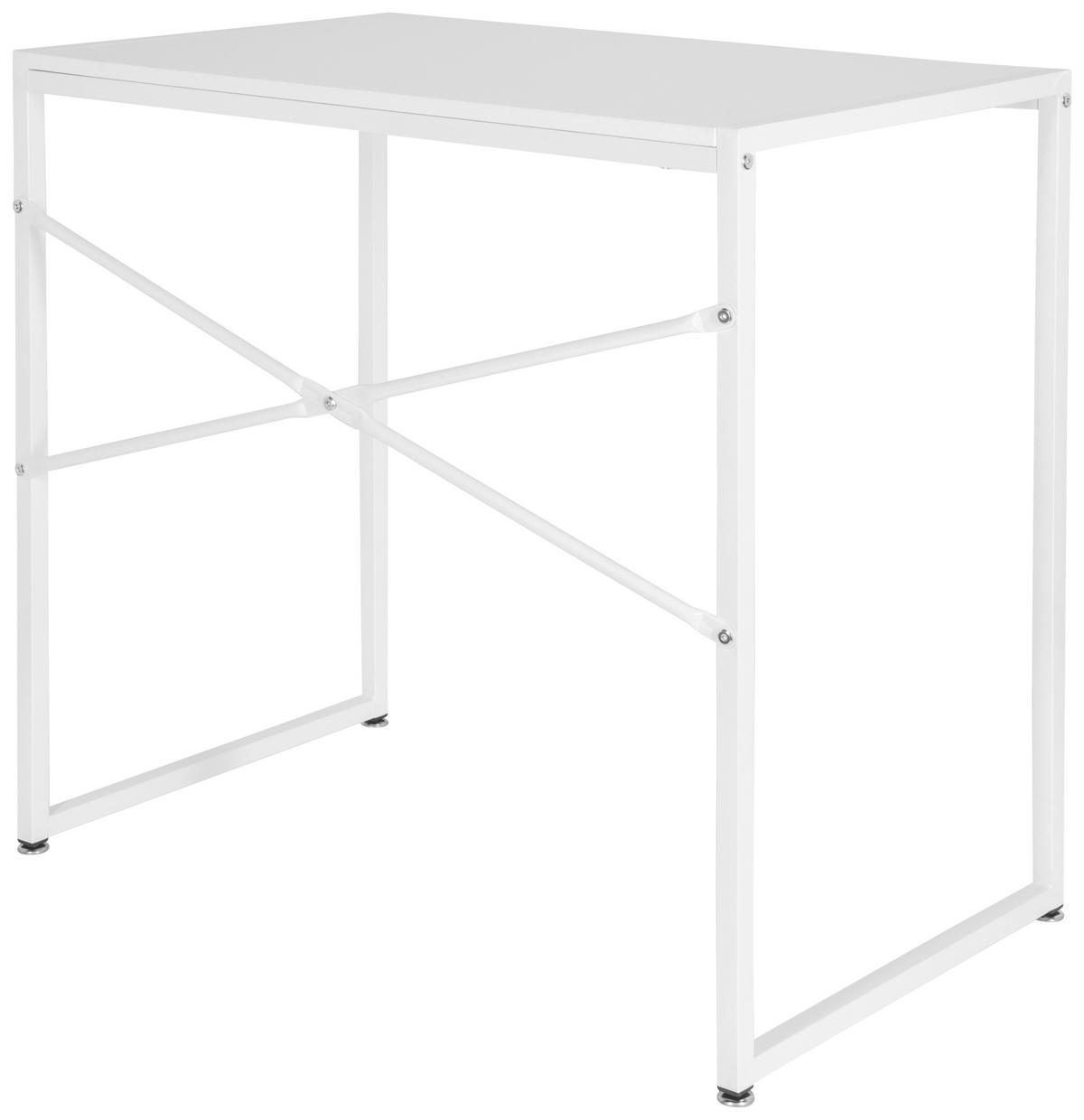 PSACÍ STŮL, bílá, 78/46/76 cm - bílá, Moderní, kov/kompozitní dřevo (78/46/76cm) - MID.YOU