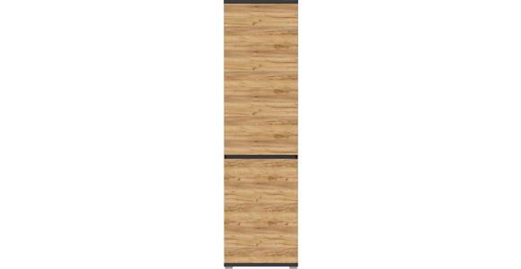 GARDEROBENSCHRANK 54/200/40 cm  - Eichefarben/Anthrazit, Design, Holzwerkstoff (54/200/40cm) - Xora