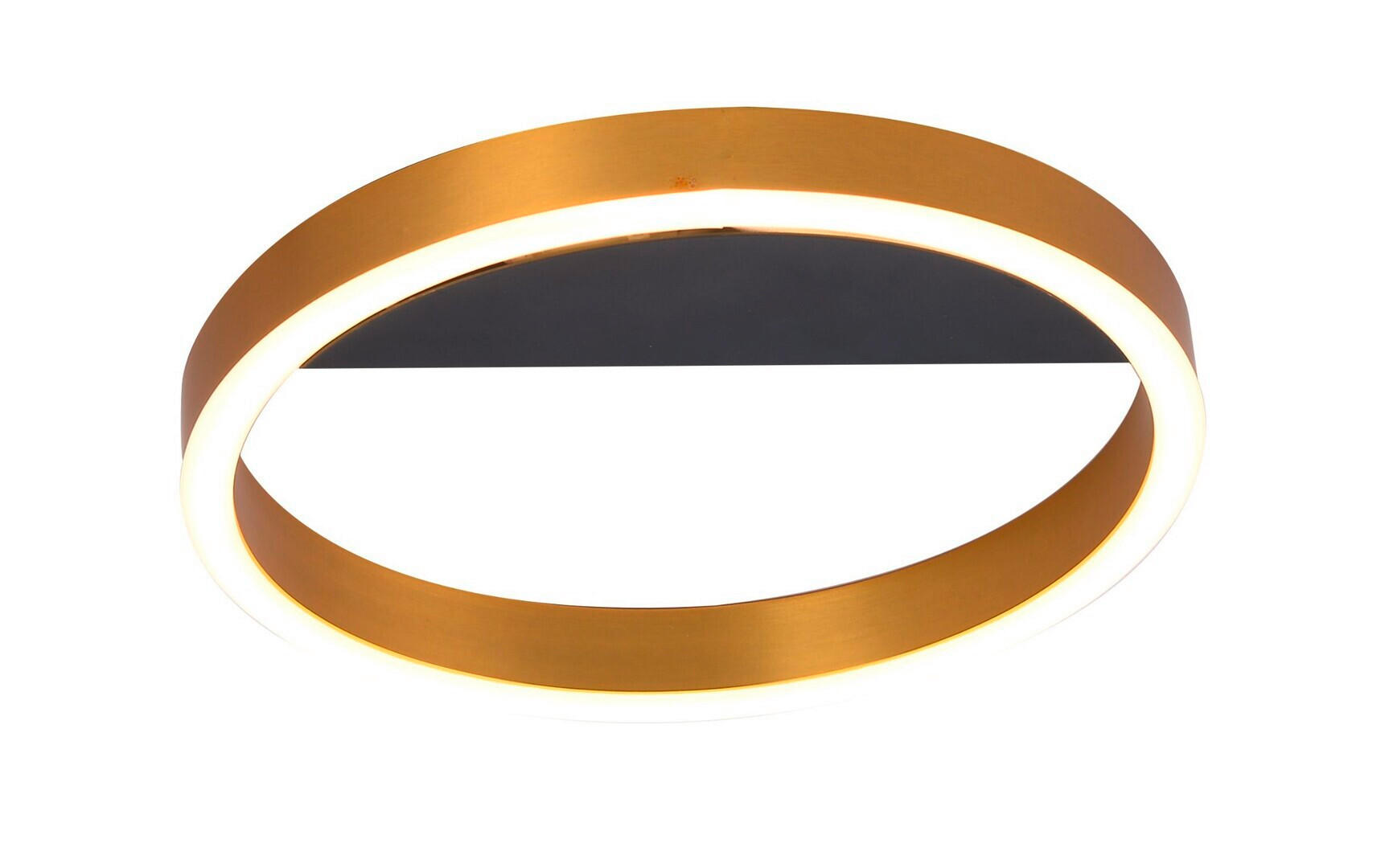 LED PLAFONJERA Thric - zlatna/crna, Dizajnerski, metal (40/3,5cm)