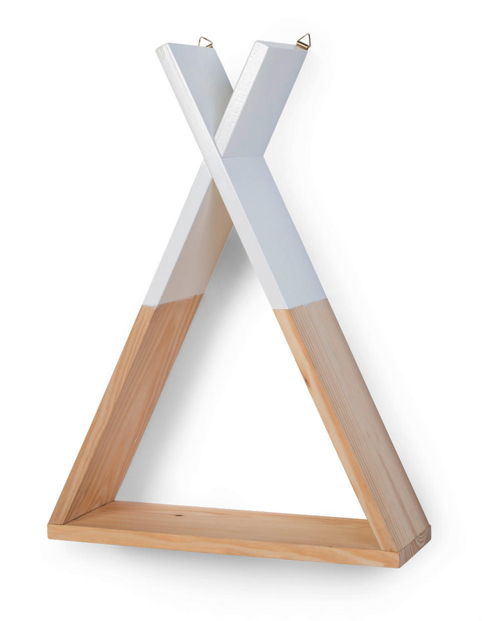 WANDREGAL Buche Naturfarben, Weiß  - Naturfarben/Weiß, Basics, Holz (12cm) - Childhome
