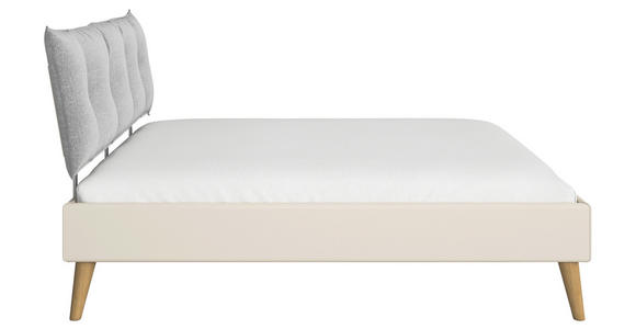 BETT 180/200 cm  in Champagner  - Wildeiche/Champagner, Design, Holz/Holzwerkstoff (180/200cm) - Carryhome